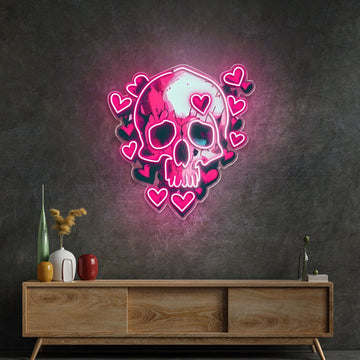 "Love That Never Dies" Best Gift For Valentine Neon Sign Light Artwork