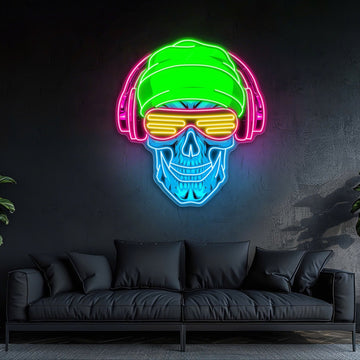 Headbanger's Glow Neon Sign Light Artwork
