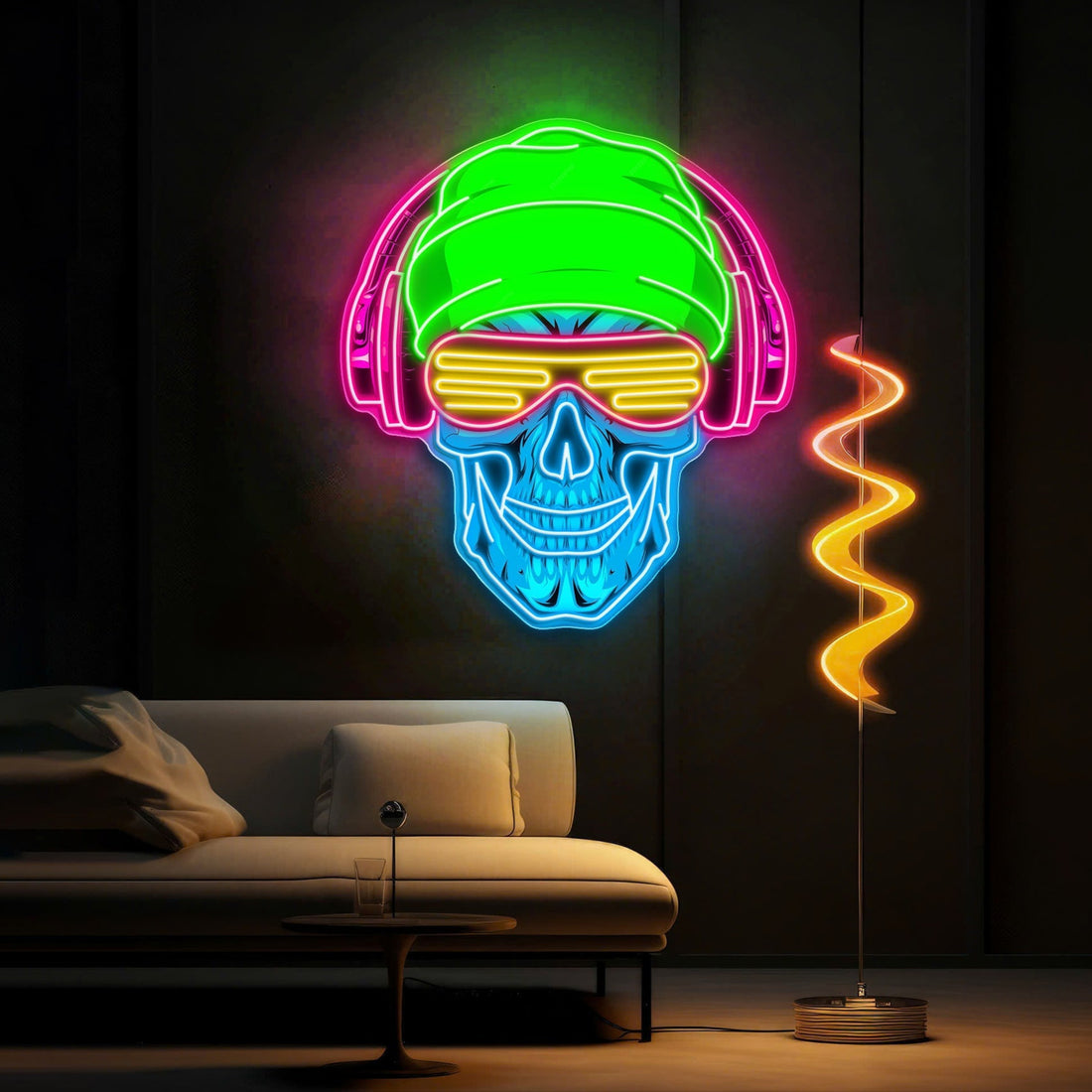 Headbanger's Glow Neon Sign Light Artwork