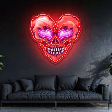 Through Your Eyes, I See Love Best Gift For Valentine Neon Sight Light Artwork