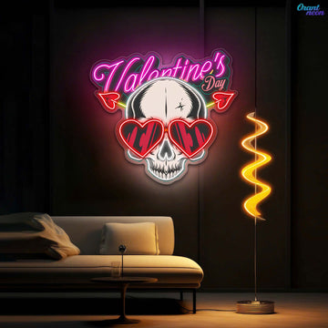 Romance with a Bite Best Gift For Valentine Neon Sign Light Artwork