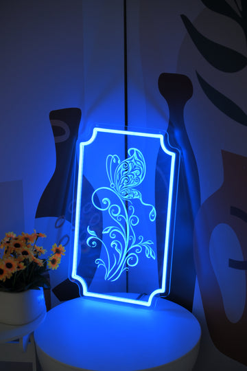3D embossed neon lights, acrylic light guide plates, butterflies, totems, logos with customizable content and patterns