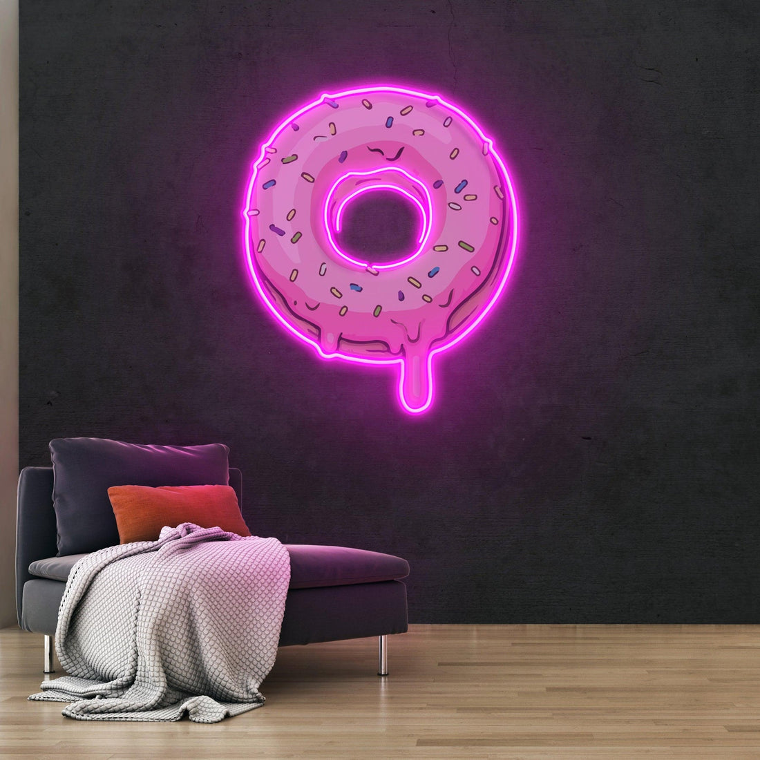 Donut Led Neon Sign Acrylic Artwork