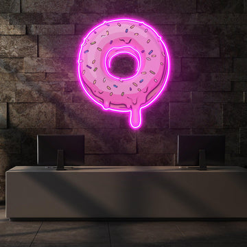 Donut Led Neon Sign Acrylic Artwork