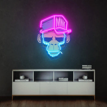 Spoiled Monkey Led Neon Sign Acrylic Artwork