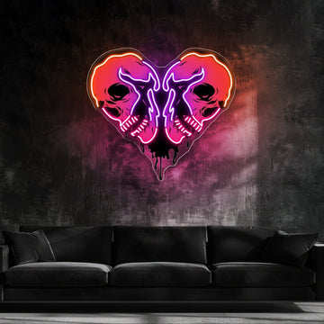 Valentine’s in the Underworld Best Gift For Valentine Neon Sign Light Artwork