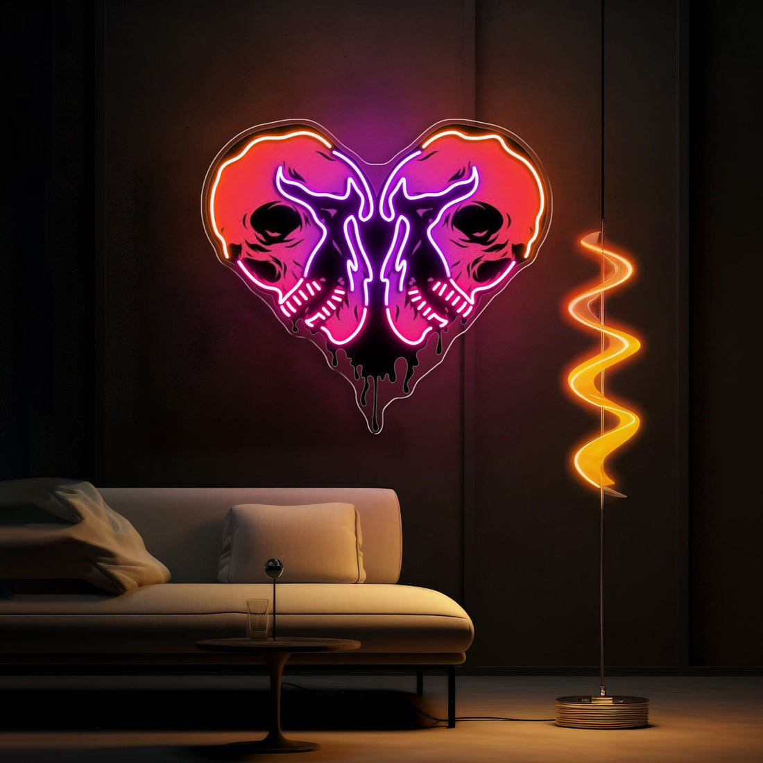 Valentine’s in the Underworld Best Gift For Valentine Neon Sign Light Artwork