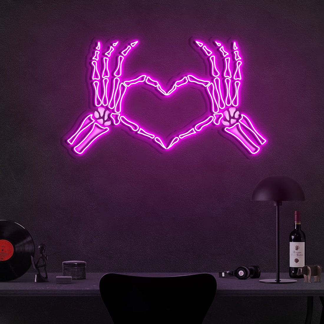 Heart Sign Neon Sign x Acrylic Artwork