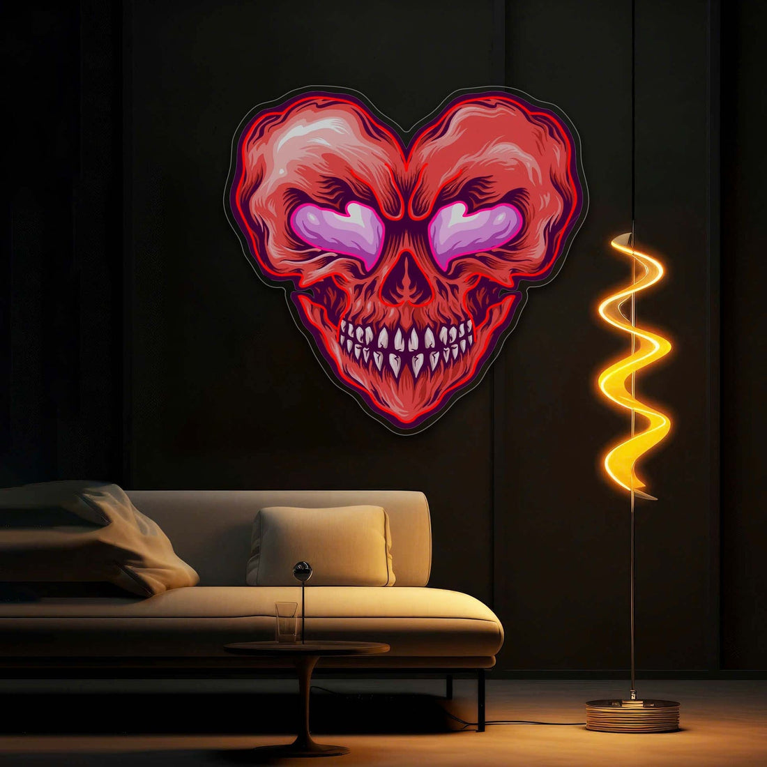 Through Your Eyes, I See Love Best Gift For Valentine Neon Sight Light Artwork
